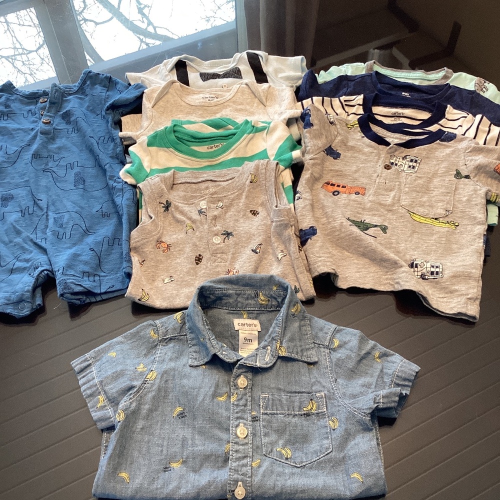 Summertime baby boy clothing